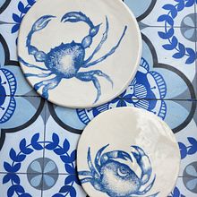 Pottery "Le Crabe" . % Yamila Chavez tarafından hazırlanan Geleneksel illüstras, on, Ve Seramikler projesi - 04.17.2023