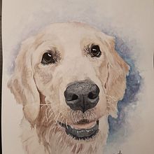 My project for course: Expressive Animal Portraits in Watercolor Ein Projekt aus dem Bereich Traditionelle Illustration, Aquarellmalerei, Realistische Zeichnung und Naturalistische Illustration von Lilija Markevič - 17.04.2023