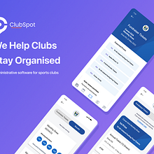 Clubspot. UX / UI project by Andrew Neville - 06.30.2022