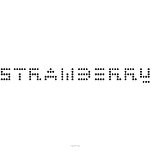 Match the type face to the word | Strawberry Ein Projekt aus dem Bereich Design von jadecassels12 - 15.03.2023