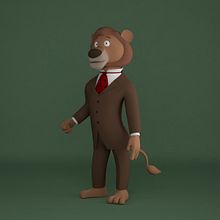Modelo 3D de Willy Fog. 3D, 3D Character Design, and 3D Modeling project by Ramón Martínez García - 04.17.2023