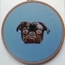 Mi proyecto del curso: Retratos de mascotas: técnicas para bordar pelaje. Arts, Crafts, Embroider, and Textile Design project by Sonia Pardo Martín - 04.17.2023