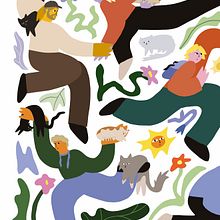 Family. Un progetto di Illustrazione tradizionale e Illustrazione digitale di Dominika Pavlickova - 20.12.2022