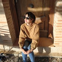 Mi proyecto del curso: Introducción al punto con agujas circulares. Un progetto di Design di accessori, Fiber Art, Maglia e Textile Design di lolalorenzo - 17.04.2023