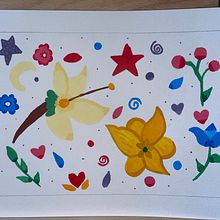 Mi proyecto del curso: Introducción a la ilustración floral con acrílico. Projekt z dziedziny Trad, c, jna ilustracja,  Sztuki piękne,  Malarstwo,  R, sunek, Malarstwo akr, lowe, R i sunek botaniczn użytkownika Nathalia Trujillo - 17.04.2023