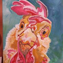 Olieverf portret. Painting project by Sandra Nieuwkoop - 04.17.2023