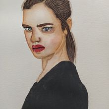 Mi proyecto del curso: Retrato en acuarela a partir de una fotografía. Traditional illustration, Watercolor Painting, and Portrait Drawing project by vanessamatas - 04.18.2023