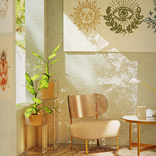 Mi proyecto del curso: Renderizado de producto fotorrealista con KeyShot. 3D, Furniture Design, Making, Industrial Design, Product Design, and 3D Design project by Anel Canepa - 04.18.2023