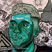 Autorretrato. Un projet de Design , Illustration traditionnelle, Autoportrait photographique, Dessin au cra , et on de Sebastián Leiva - 17.04.2023