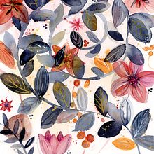 My project for course: Artistic Floral Watercolor: Connect with Nature. Projekt z dziedziny Trad, c, jna ilustracja,  Malarstwo, Malowanie akwarelą, R i sunek botaniczn użytkownika Valya Papadopoulou - 18.04.2023