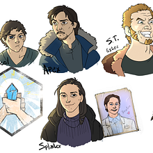 White Apocalypse Main Characters List. Un progetto di Fumetto e Character design di leila_iterashi - 18.04.2023