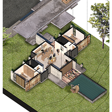My project for course: Digital Illustration of Architectural Projects. Architecture, L, scape Architecture, Digital Illustration, Digital Architecture, and Architectural Illustration project by jaelaurencecd - 04.19.2023