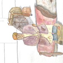Mon projet du cours : Création de personnages expressifs à l'aquarelle et à la plume. Ilustração tradicional, Design de personagens, Pintura, Esboçado, Desenho, Pintura em aquarela, Stor, telling, Desenho artístico, Ilustração infantil, e Narrativa projeto de Dominique Rombaut - 19.04.2023