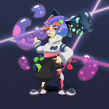 Sugar ninja. Un proyecto de Diseño, Ilustración tradicional y Diseño de personajes de Andrzej Knop - 17.07.2021