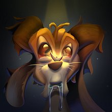 Cooper's feeding time. Un proyecto de Diseño, Ilustración tradicional y Diseño de personajes de Andrzej Knop - 02.11.2022
