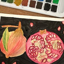 My project for course: Botanical Watercolor: Illustrating Art and Science. Traditional illustration, Painting, Watercolor Painting, and Botanical Illustration project by shaheens - 04.18.2023