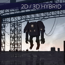 Mech Rig. Un progetto di Illustrazione tradizionale, 3D, Illustrazione digitale, Arte concettuale e Pittura digitale di Walker Register - 20.04.2023