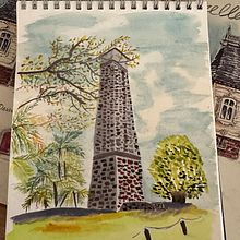 My project for course: Watercolor Travel Journal. Traditional illustration, Watercolor Painting, Architectural Illustration, and Sketchbook project by shaheens - 04.19.2023