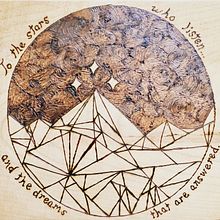 My project for course: Pyrography 101: Woodburning Illustration Techniques. Traditional illustration, Arts, Crafts, and DIY project by monkeypats - 04.20.2023
