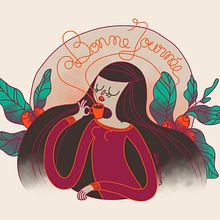 Morning coffee. Traditional illustration project by Elise Lesueur - 05.03.2022