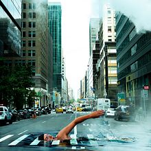 Fotomontaje - Nadador. Photomontage, Photograph, Photo Retouching, Digital Photograph, and Graphic Design project by Martina Corti Maderna - 04.20.2023
