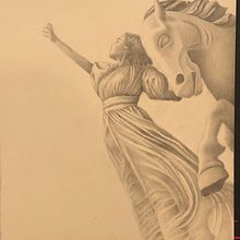 Ladies of Charcoal . Traditional illustration project by Tiffany Travalent - 04.21.2023