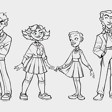 OCs character designs. Projekt z dziedziny Projektowanie postaci użytkownika Lucia Mostarda - 21.04.2023