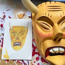 Diablito amarillo . % Edgar Véjar tarafından hazırlanan Sanat ve El Sanatları, He, Ve kel projesi - 04.21.2023