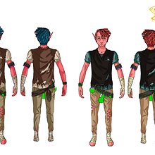 Meu projeto do curso: Design de personagens com identidade no Procreate . % Lucas Adryan tarafından hazırlanan Geleneksel illüstras, on, Karakter Tasarımı, Dijital İllüstras, on, Sanatsal Çizim, Dijital Çizim, Ve Şekil Çizimi projesi - 04.21.2023