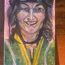 My project for course: Portrait Painting with Oil: Explore Light and Shade. Fine Arts, Painting, and Oil Painting project by annettedemeny - 04.21.2023
