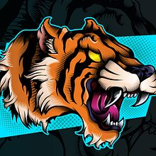 Meu projeto do curso: tigrão . Ilustrație tradițională, Ilustrație vectorială & Ilustrație digitală de guilherme_saraiva2699 - 04.22.2023