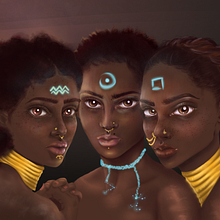 Orishas. An old project I forgot to post!. Un proyecto de Ilustración tradicional de Liane - 31.12.2021
