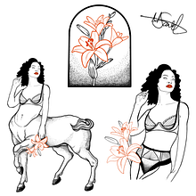 Mi proyecto del curso: Diseño de tatuaje de autor con Procreate Ein Projekt aus dem Bereich Traditionelle Illustration, Grafikdesign, Zeichnung, Digitale Illustration, Tattoodesign und Digitale Zeichnung von Melissa Santel - 22.04.2023