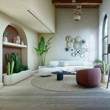 Mi proyecto del curso: Fotorrealismo de espacios interiores con Lumion desde cero. Architecture, 3D Modeling, Digital Architecture, 3D Design, and ArchVIZ project by Ana Maria Serna Restrepo - 04.22.2023