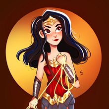 Wonder Women in my style. Un proyecto de Ilustración tradicional, Ilustración digital y Dibujo digital de Sakshi Vaidya - 18.04.2023