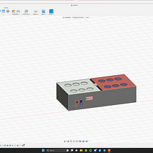 pieza para juego de domino . Design, and 3D project by christiancarrasquillo62 - 04.22.2023