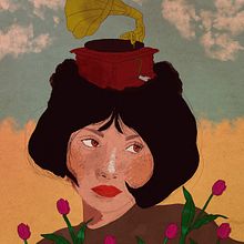 Portrait illustrated with digital watercolor. Un proyecto de Ilustración tradicional y Pintura a la acuarela de Jeanne Cristina Nascimento - 20.05.2020