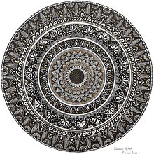 Mój projekt z kursu: Sztuka rysowania mandali: twórz geometryczne wzory. Desenho e Ilustração com tinta projeto de Anna Marczewska - 23.04.2023