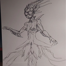 Mi proyecto del curso: Sketchbook fantástico: dibuja personajes desde la imaginación. Traditional illustration, Creativit, Drawing, and Sketchbook project by Manuel - 04.23.2023
