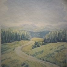 Il mio progetto del corso: Diario di viaggio ad acquerello Paesaggio con cane. Traditional illustration, Watercolor Painting, Architectural Illustration, and Sketchbook project by Claudia Foroni - 04.23.2023