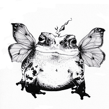 Toad fae . Ilustrasi tradisional proyek oleh Mei P. Romano - 04.23.2023