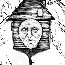 Babayaga . Ilustrasi tradisional proyek oleh Mei P. Romano - 04.23.2023