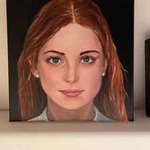 Mijn project van de cursus:  Portretschilderen met olieverf: verken licht en schaduw. Fine Arts, Painting, and Oil Painting project by elke_21 - 04.23.2023