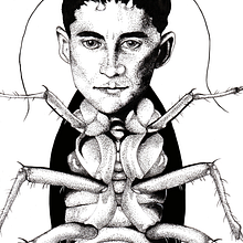 Kafka 𓆣The Metamorphosis. Un progetto di Illustrazione tradizionale di Mei P. Romano - 23.04.2023