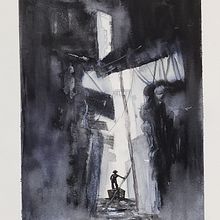 Mi proyecto del curso: Pintura expresiva con acuarela: crea ilustraciones cautivadoras. Un proyecto de Bellas Artes, Pintura y Pintura a la acuarela de dogosdoneloy - 24.04.2023