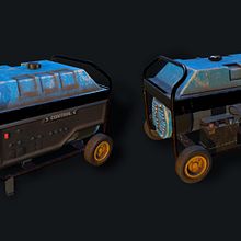 Generador portable. Un progetto di 3D, Modellazione 3D, Videogiochi e Progettazione di videogiochi di Iván Chávez - 24.04.2023