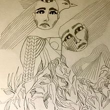 My project for course: Drawing From Imagination with Graphite and Charcoal . Traditional illustration, Fine Arts, Pencil Drawing, Drawing, Artistic Drawing, and Figure Drawing project by skylar756 - 04.22.2023