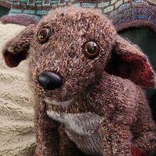 My project for course: Knitting Realistic Stuffed Animals: Make a Puppy from Yarn. Fiber Arts, DIY, Knitting, and Textile Design project by Karen Korby - 04.24.2023