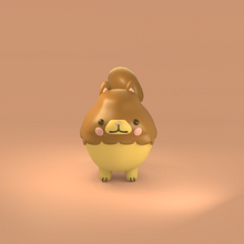 Meu projeto do curso: Criação de personagens Kawaii em 3D com Blender. Ilustração tradicional, Design de personagens, Ilustração digital, Modelagem 3D, e Mangá projeto de Taís Pezzin - 24.04.2023
