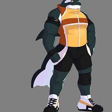 Final Project: Orca. Un proyecto de Ilustración tradicional, Diseño de personajes, Ilustración digital, Dibujo digital y Pintura digital de Kiersten Aguilera - 23.04.2023